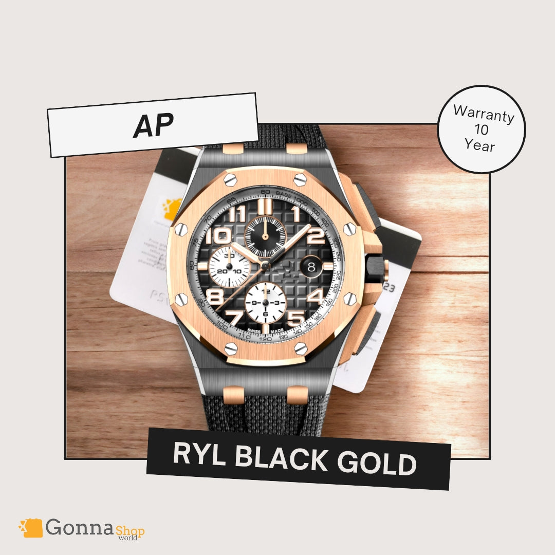 Luxury Watch AP RYL Gold Black