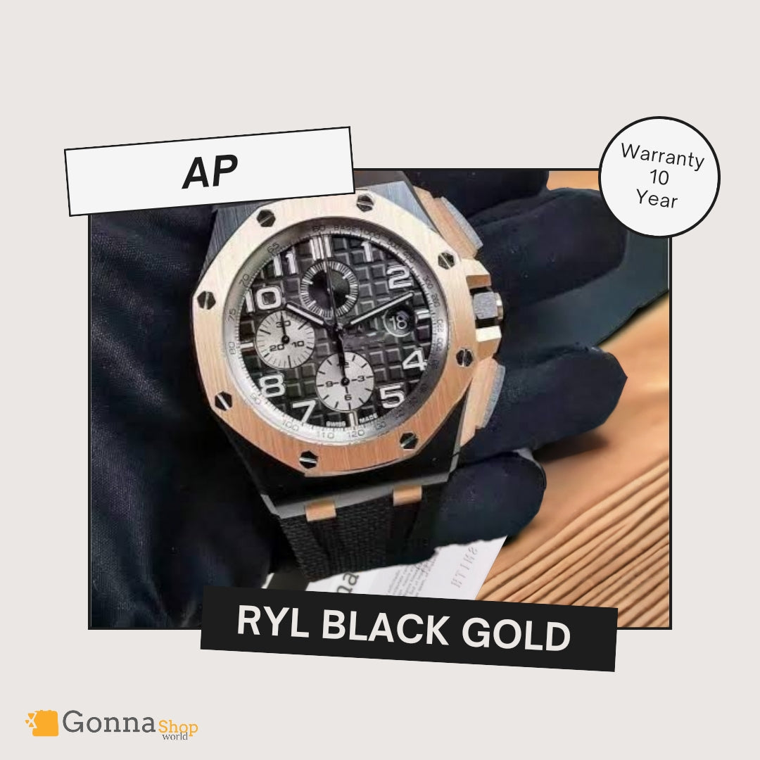 Luxury Watch AP RYL Gold Black