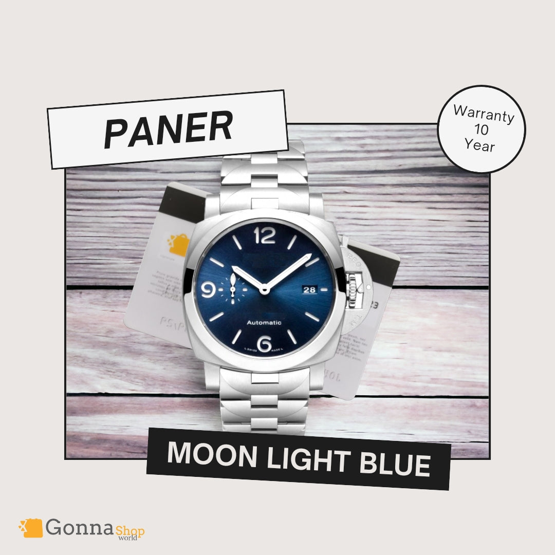 Luxury Watch Paner Moon Light Blue