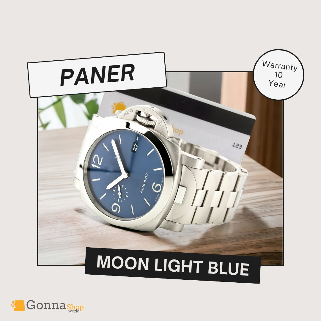 Luxury Watch Paner Moon Light Blue