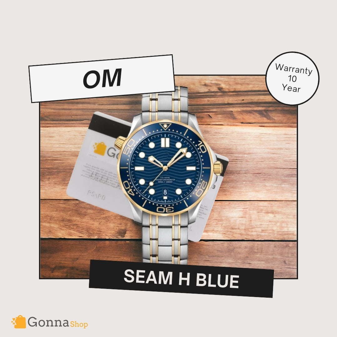 Luxury Watch OM Seam H blue