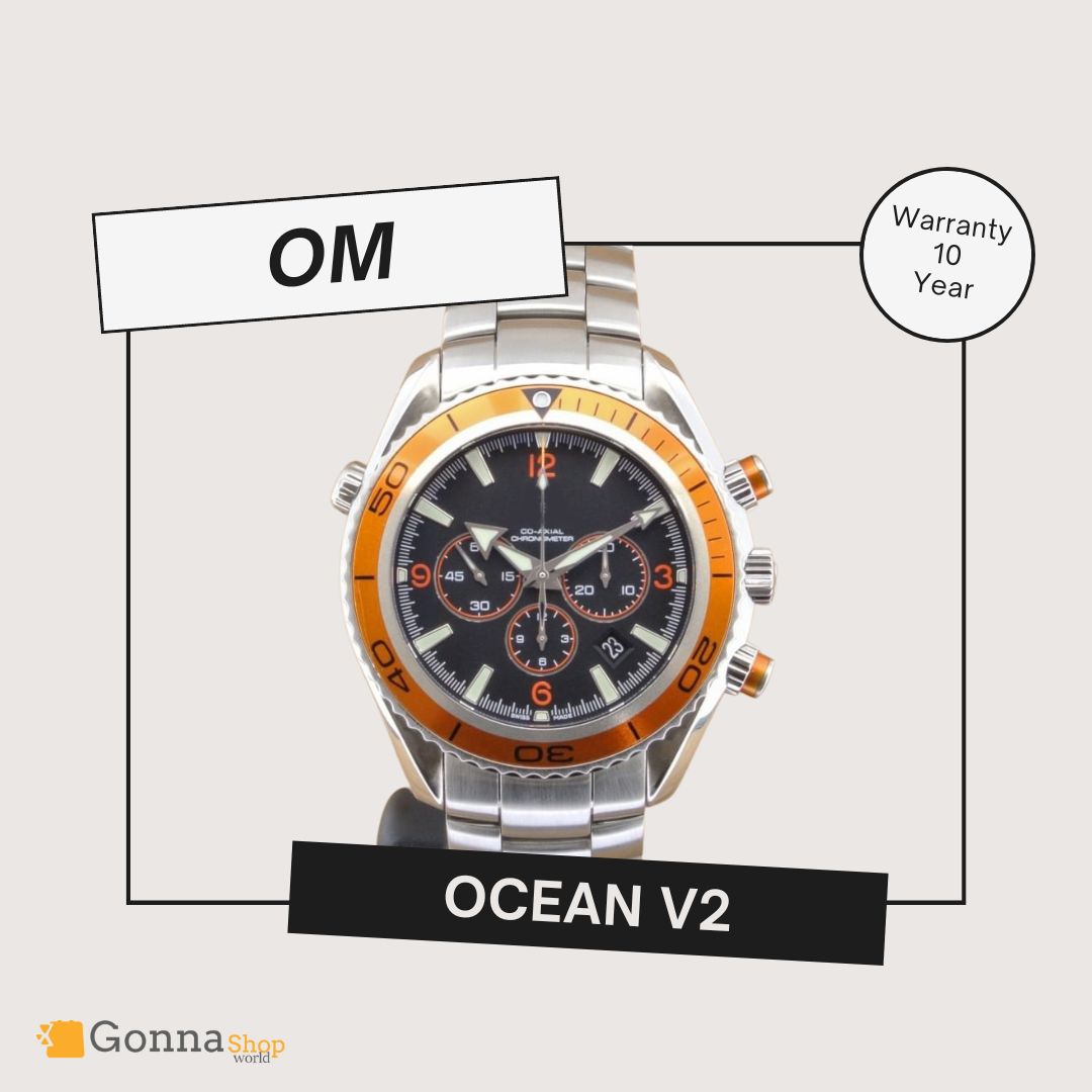 Luxury Watch OM Ocean Black Orange v2.2