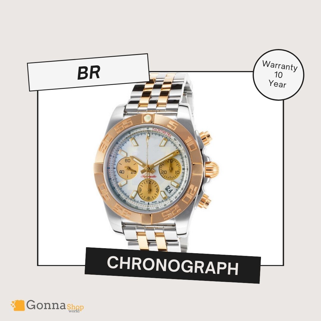 Luxury Watch BR chronograph HF Gold