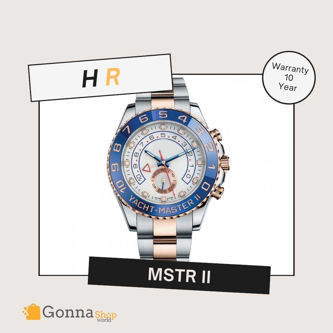 Luxury Watch Mstr II Rose Gold 18k Plated