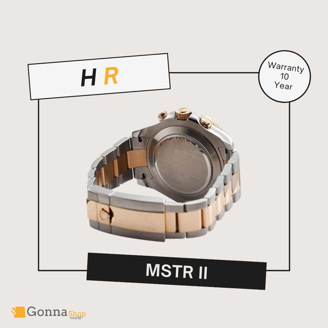 Luxury Watch Mstr II Rose Gold 18k Plated