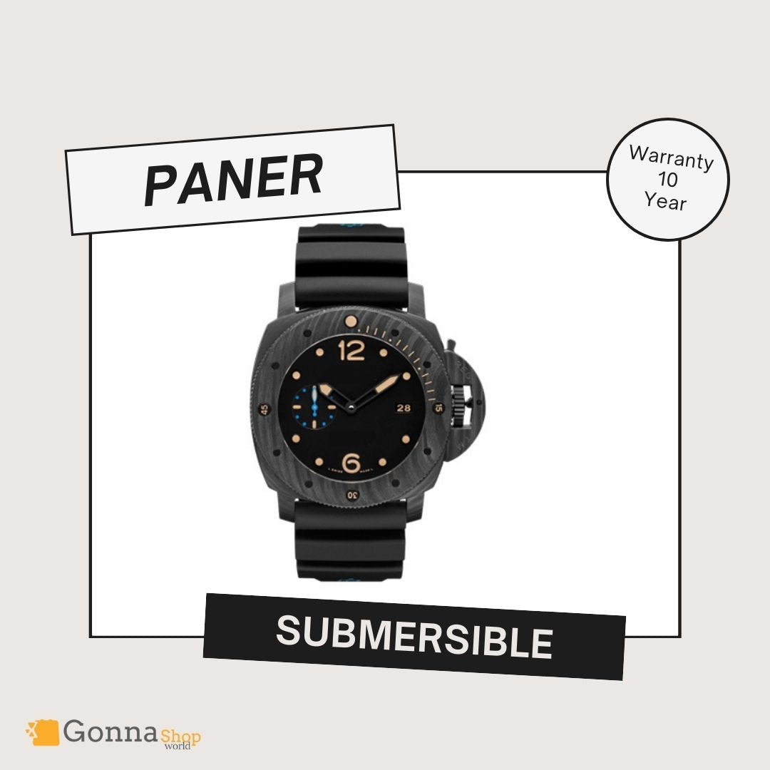 Luxury Watch Paner SUBM Black