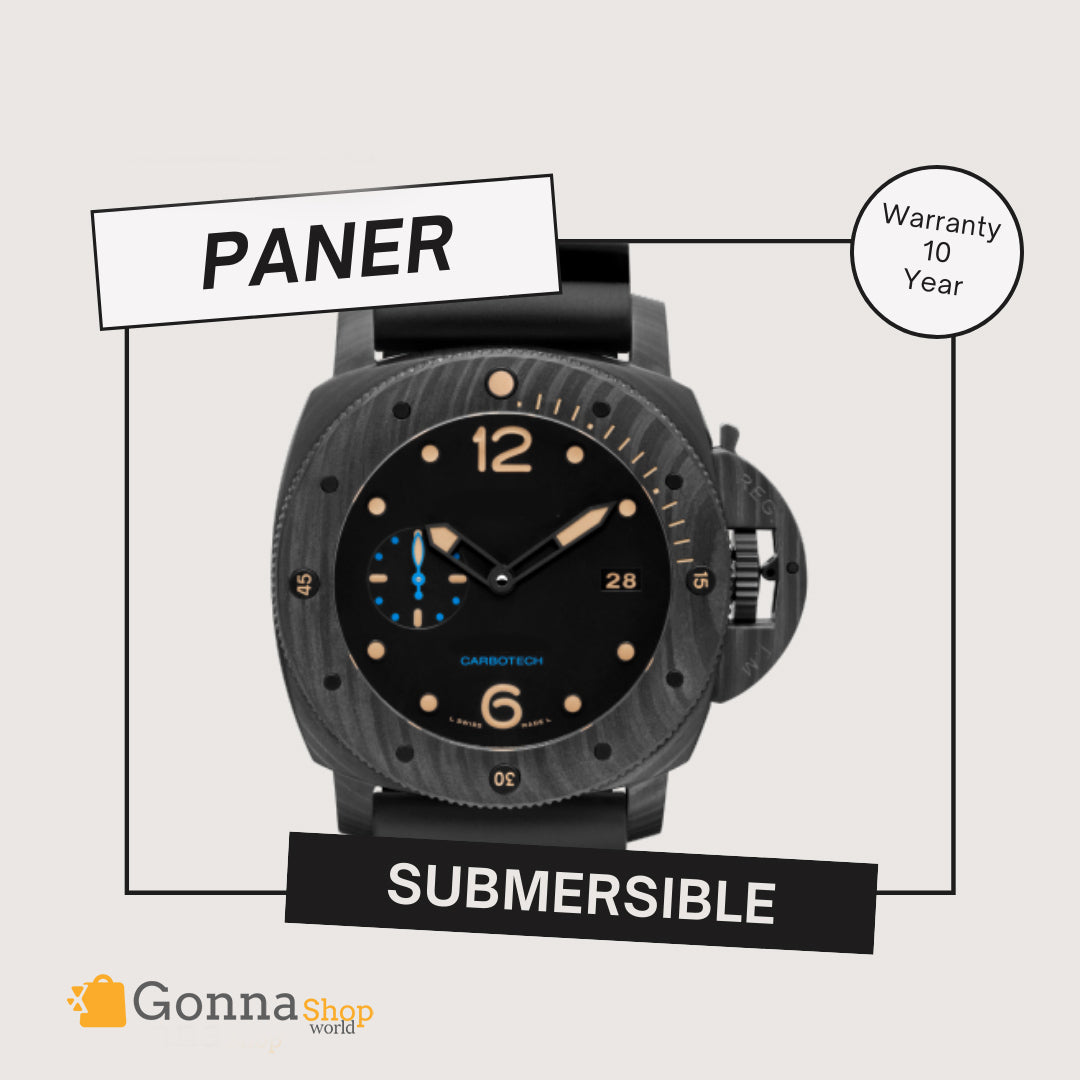 Luxury Watch Paner SUBM Black