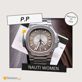 Luxury Watch P.p Naut gray for woman