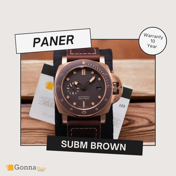Luxury Watch Paner SUBM Brown
