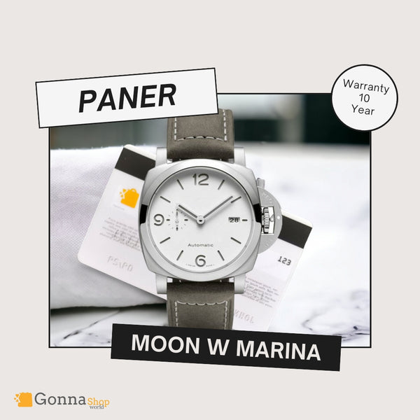 Luxury Watch Paner Moon White
