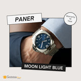 Luxury Watch Paner Moon Light Blue