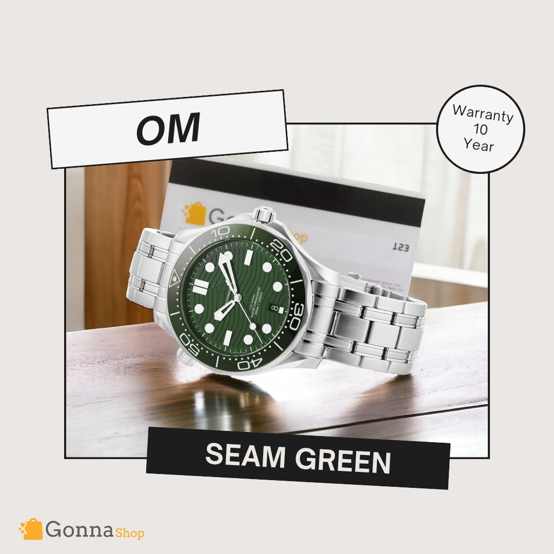 Luxury Watch OM Seam Green