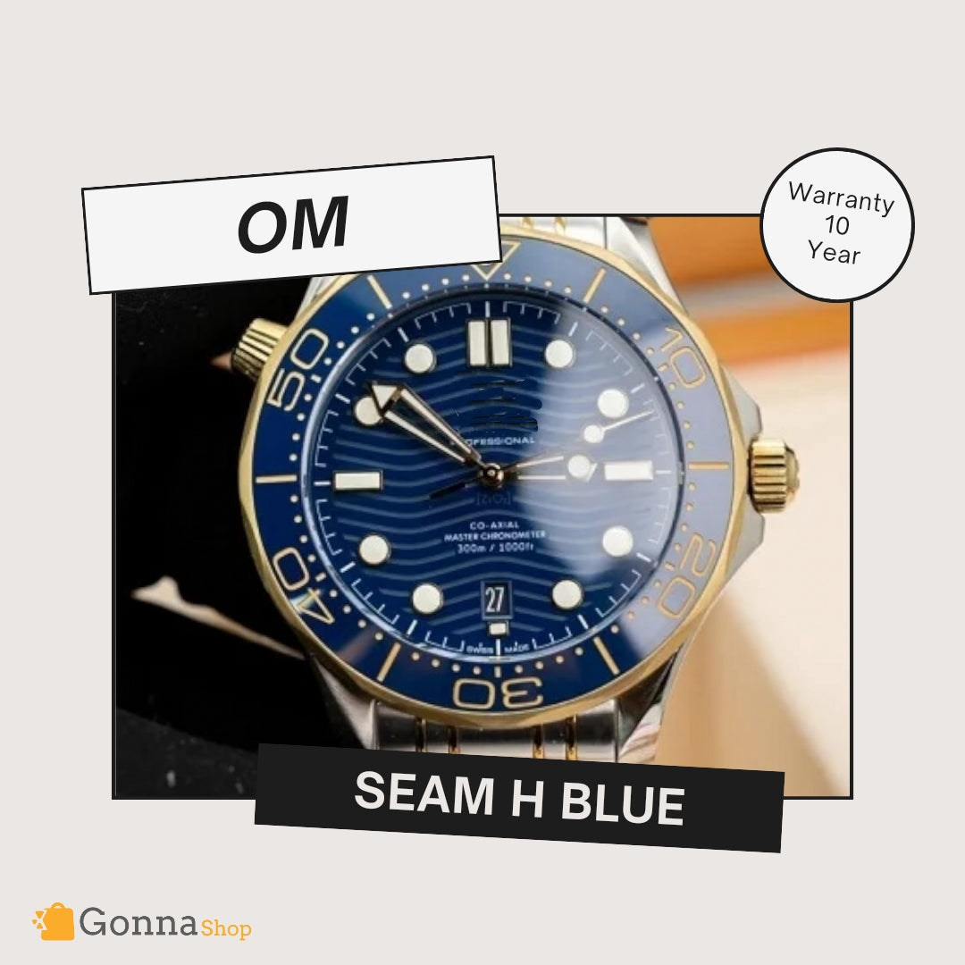 Luxury Watch OM Seam H blue