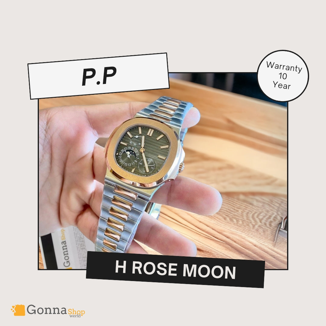 ساعة فاخرة P.p نصف وردة القمر