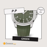 Luxury Watch P.p Aquan Green