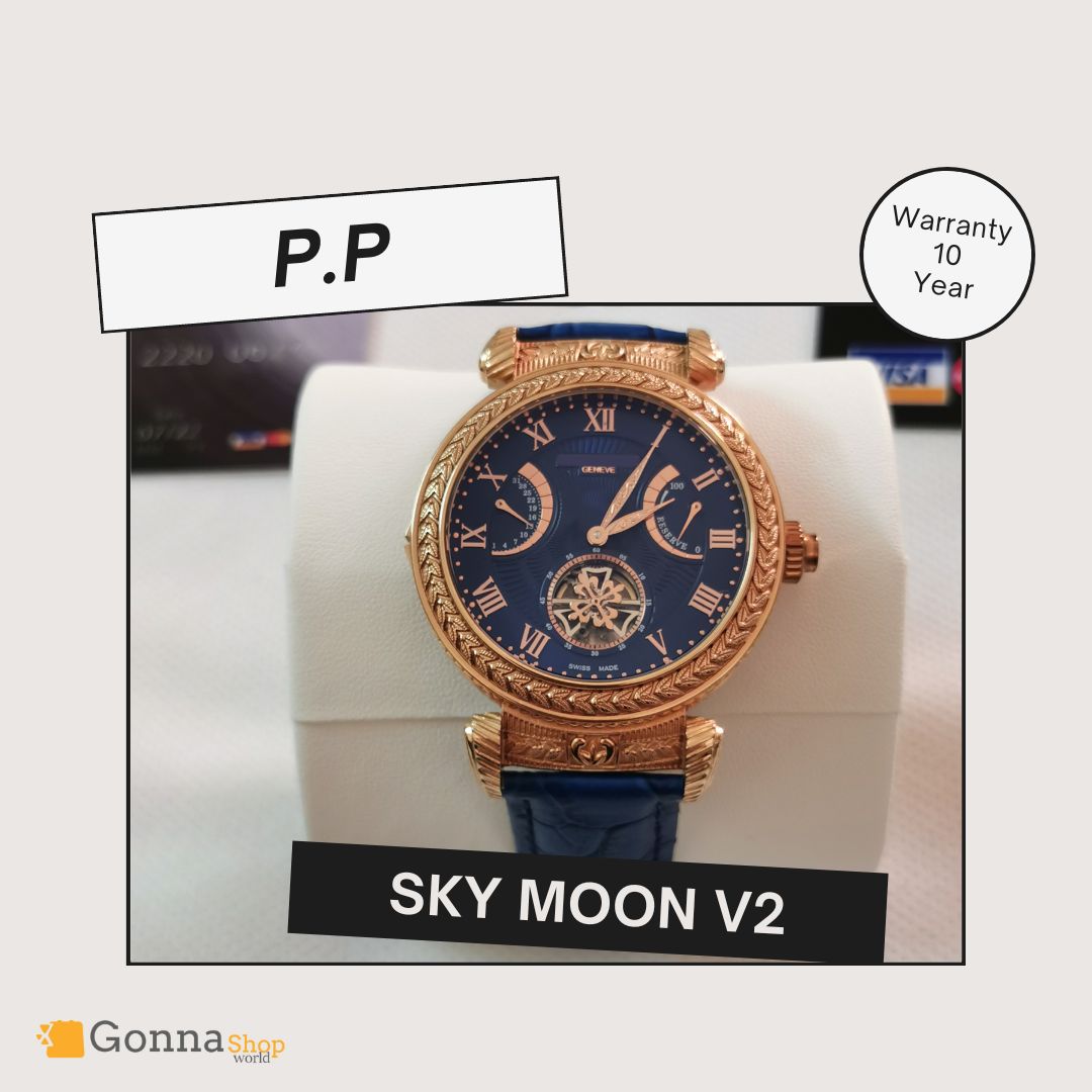 ساعة فاخرة P.p Aquan Sky Moon V2 Gold