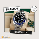 Luxury Watch Mastr II GM Work Batman Oystr