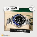 Luxury Watch Mastr II GM Work Batman Oystr