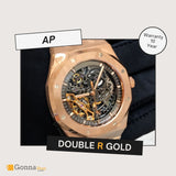 Luxury Watch Ap RYL DOUBLE R Gold