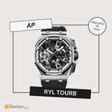 Luxury Watch Ap RYL Tourb Silver