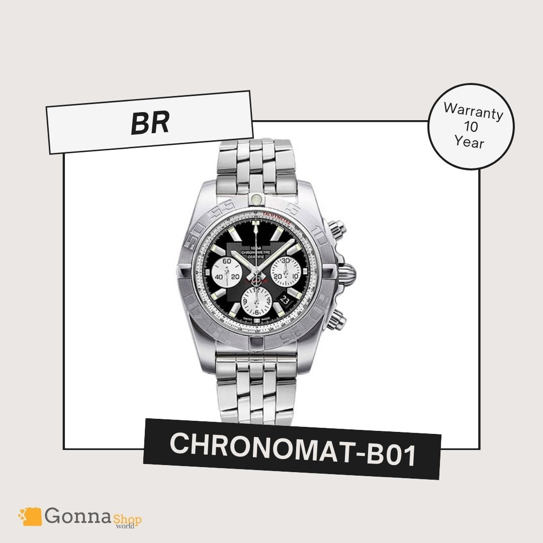 Luxury Watch BR Chronomat Black Dial
