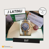 Luxury Watch DJT Latinu Juble Half Gold 18k
