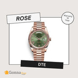 Luxury Watch DTE All Rose Gold 18k Plated