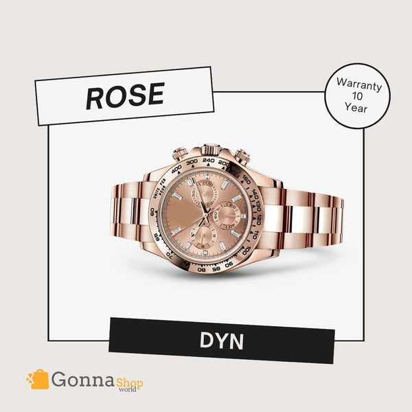 Luxury Watch DYN All Rose 18k Plated