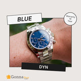 Luxury Watch DYN Blue Silver