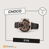 Luxury Watch DYN Rubber Choco