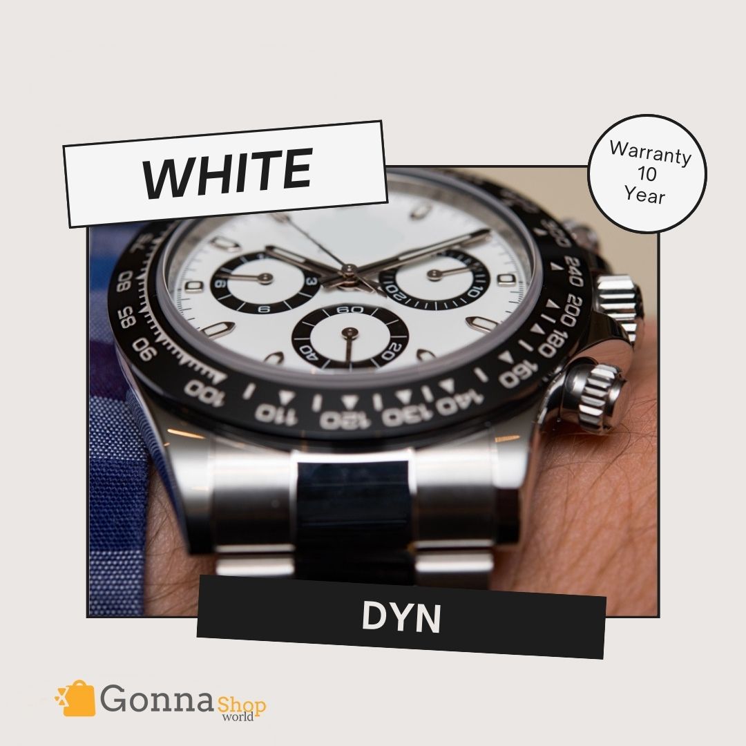 Luxury Watch DYN White Black