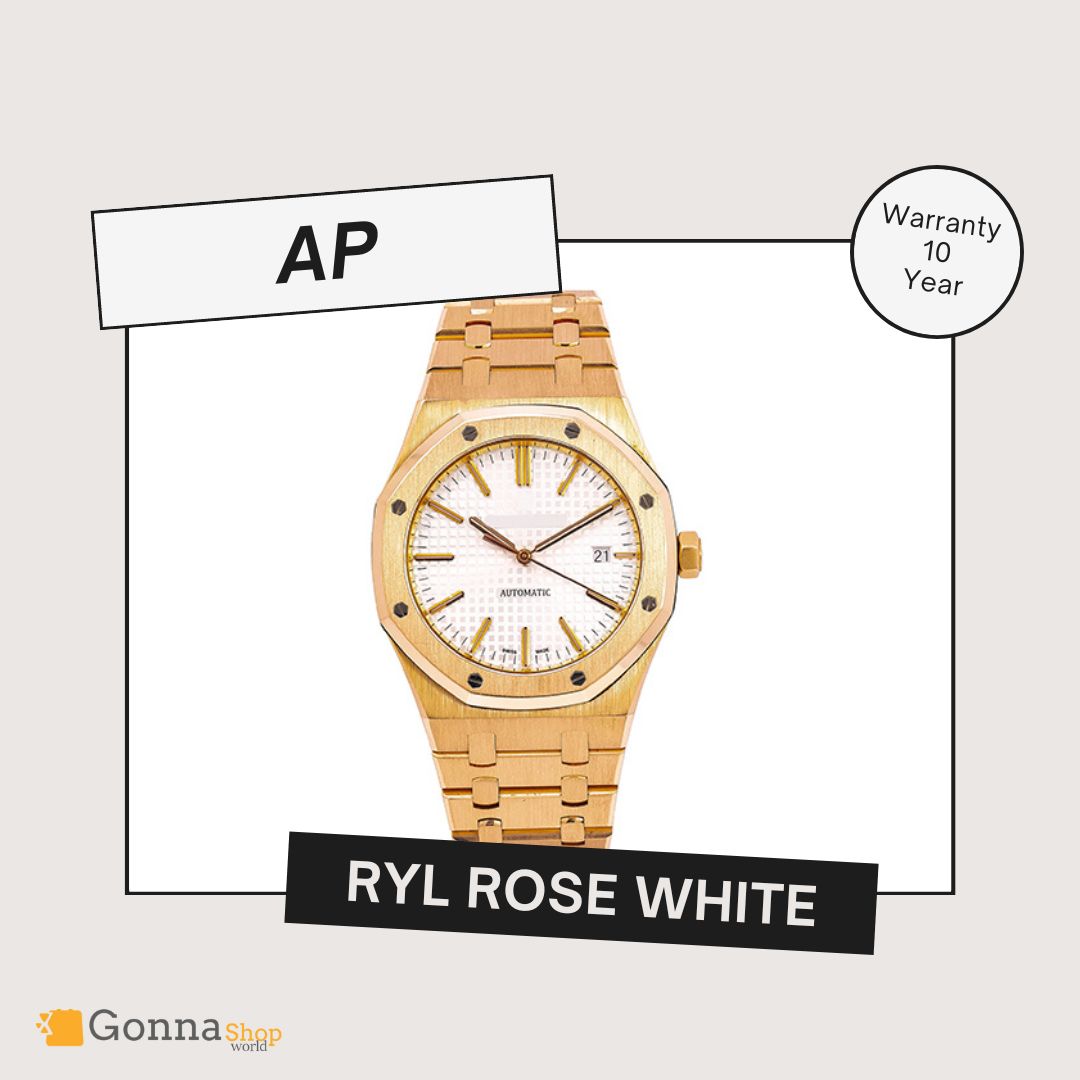 Luxury Watch Luxury Watch Ap RYL Rose Plated 18k White