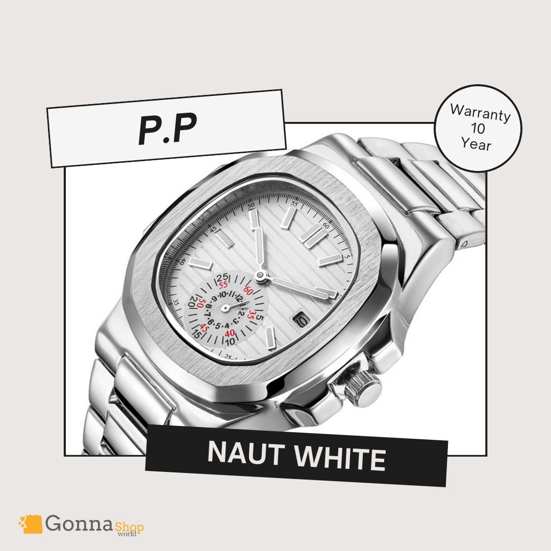 Luxury Watch P.p Naut White Dial