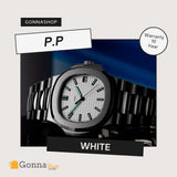 Luxury Watch P.p Naut White