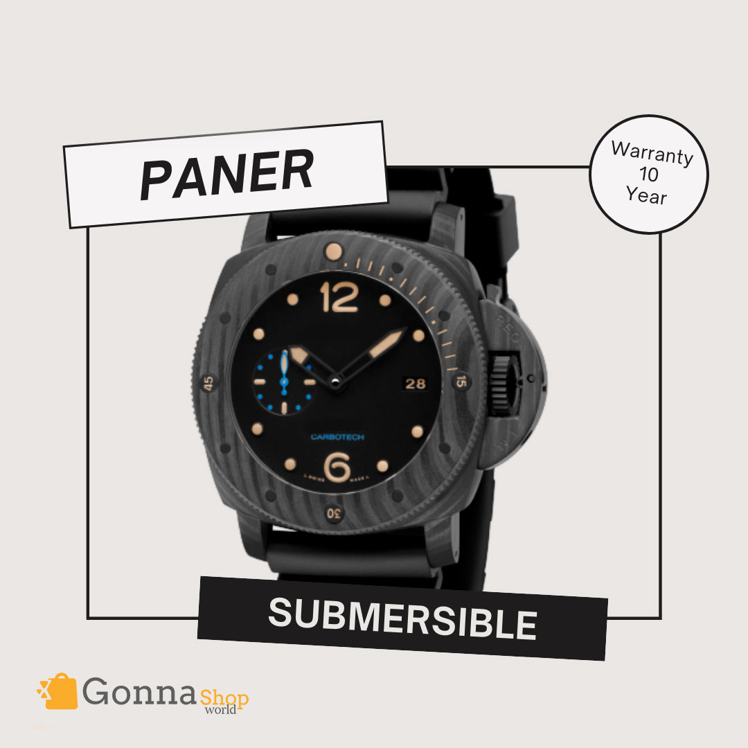 Luxury Watch Paner SUBM Black
